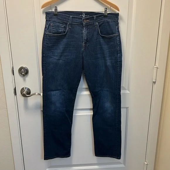 For All Mankind Men's AIRWEFT DENIM THE STRAIGHT like new! Size 32